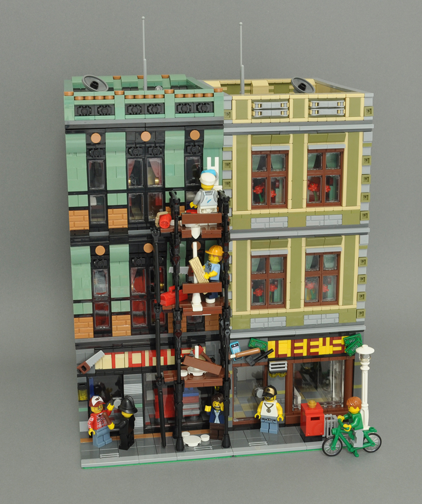 passt zu 10197 10211 10224 10218 Modular Pawn Shop Bauanleitung für LEGO 