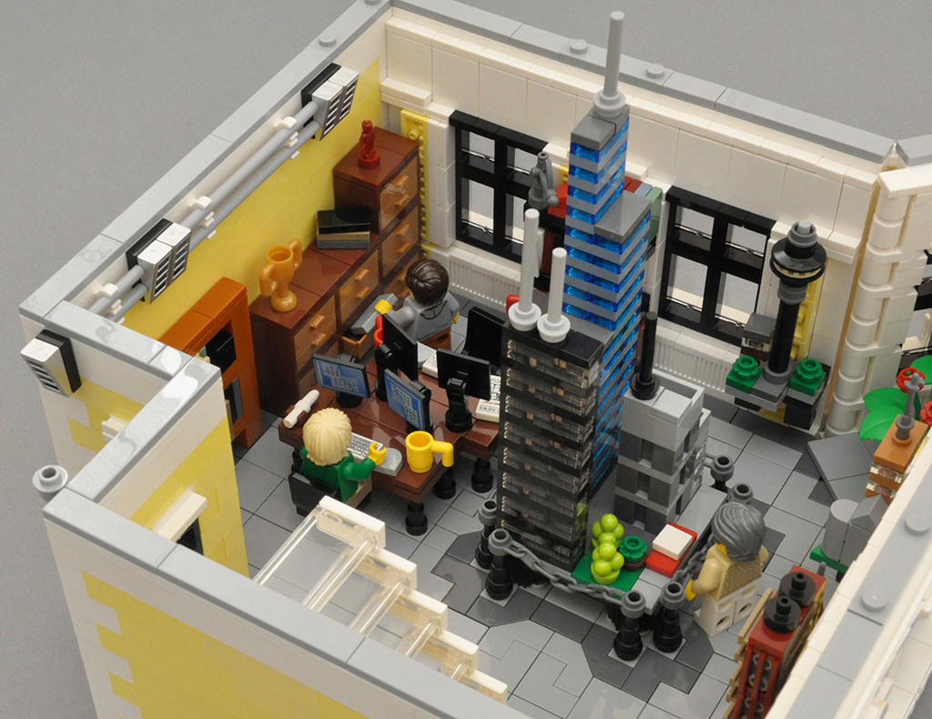 LEGO MOC Modular Post peedeejay | Rebrickable Build with